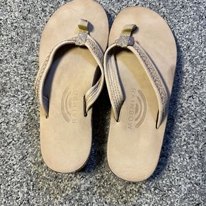 Size 5.5 rainbow sandals